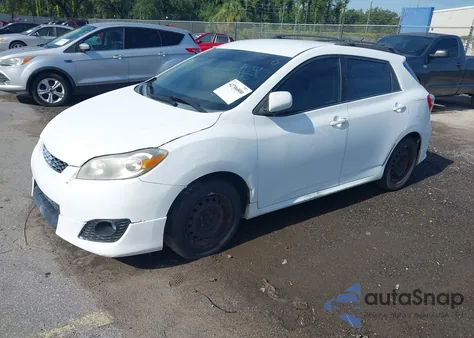 2010 Toyota Corolla Matrix из США, поврежденный, VIN 2T1KU4EE0AC339776